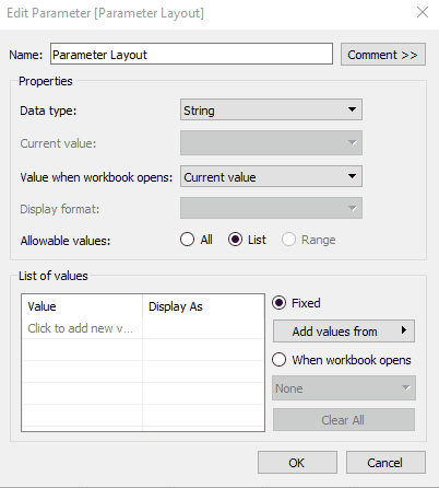 SuperTables Adding Stored Layout