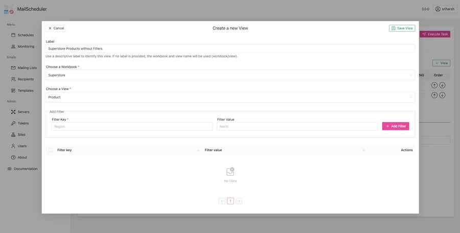 Improved view customization in MailScheduler