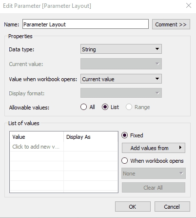 SuperTables Adding Stored Layout