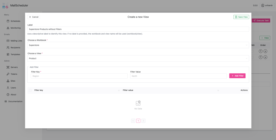 Improved view customization in MailScheduler
